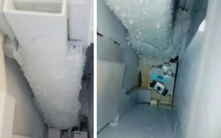 Samsung ice maker frost buildup repair